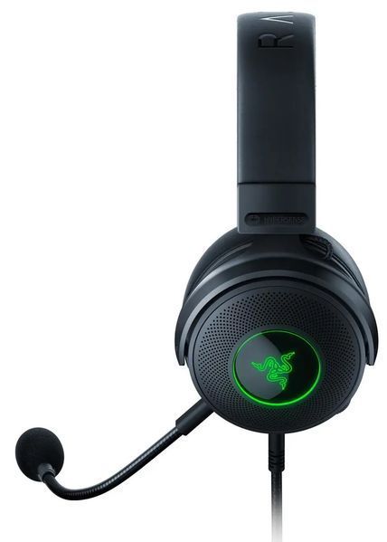 Комп'ютерна гарнітура Razer Kraken V3 HyperSense Black (RZ04-03770100-R3M1) 019506 фото