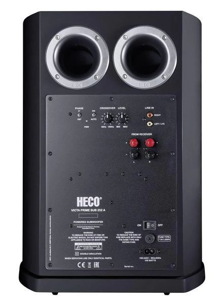 Сабвуфер Heco Victa Elite Sub 252 A Black 039073 фото