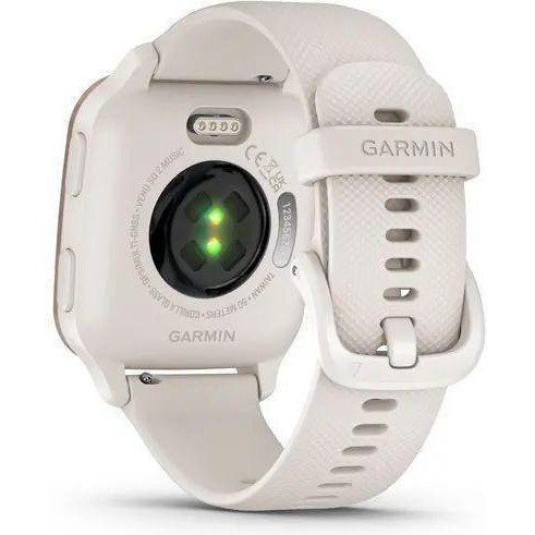 Смарт-годинник Garmin Venu Sq 2 &ndash; Music Edition Peach Gold Al. Bezel w. Ivory Case and S. Band (010-02700-01/11/81) 035299 фото