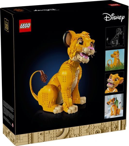Блочный конструктор LEGO Молодой Симба, Король Лев (43247) 009523 фото