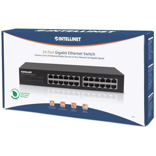 Комутатор некерований Intellinet IES-24G (561273) 018108 фото