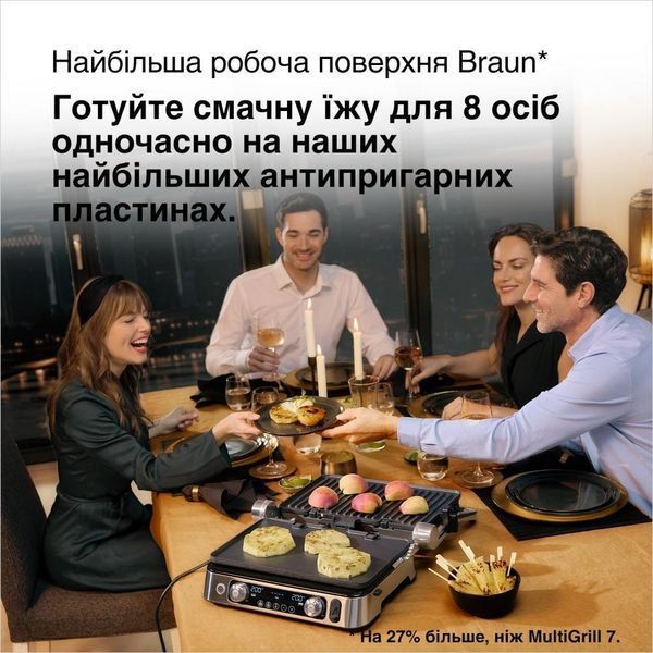 Электрогриль прижимной Braun MultiGrill 9 CG 9167 012531 фото