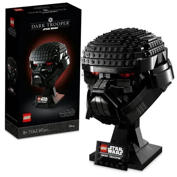 Блочный конструктор LEGO Star Wars Шлем темного штурмовика (75343) 613389 фото