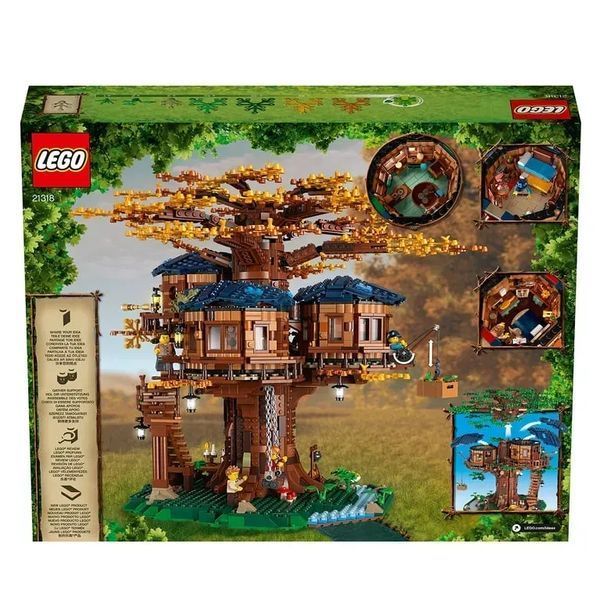 Блочный конструктор LEGO Ideas Домик на дереве (21318) 613507 фото