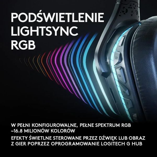 Навушники з мікрофоном Logitech G935 (L981-000744) 222635ua фото