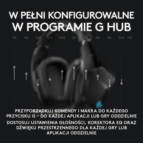 Навушники з мікрофоном Logitech G935 (L981-000744) 222635ua фото