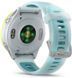 Смарт-годинник Garmin Forerunner 570 47mm Amp Yellow Aluminum w. Translucent Whitestone/Turquoise Band (010-02971-01) 614367 фото 7