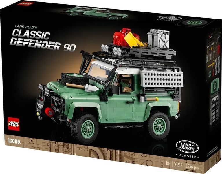Авто-конструктор LEGO Icons Land Rover Classic Defender 90 (10317) 613493 фото