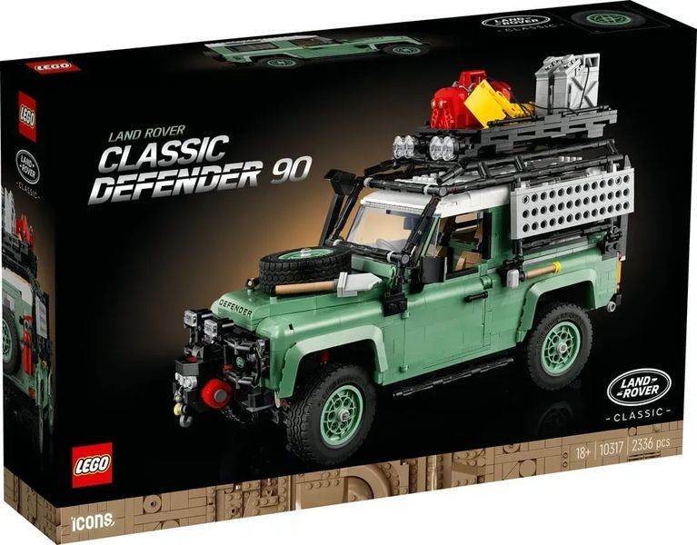Авто-конструктор LEGO Icons Land Rover Classic Defender 90 (10317) 613493 фото