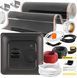 Плівка гріюча інфрачервона MISSION AIR 160 Вт/м&sup2; Black Silver PTC 12 м&sup2; (12 м x 100 см) + регулятор Aries Чорний e2257471 фото 1