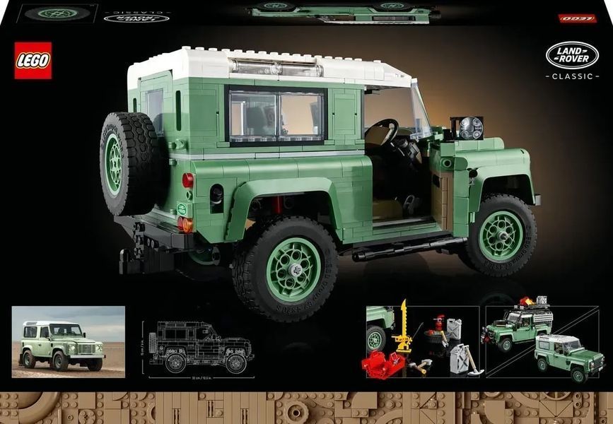 Авто-конструктор LEGO Icons Land Rover Classic Defender 90 (10317) 613493 фото