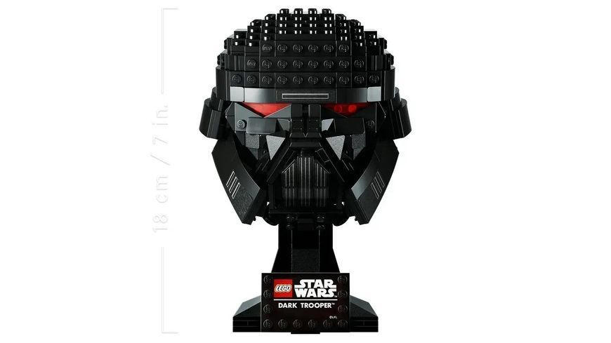 Блочный конструктор LEGO Star Wars Шлем темного штурмовика (75343) 613389 фото