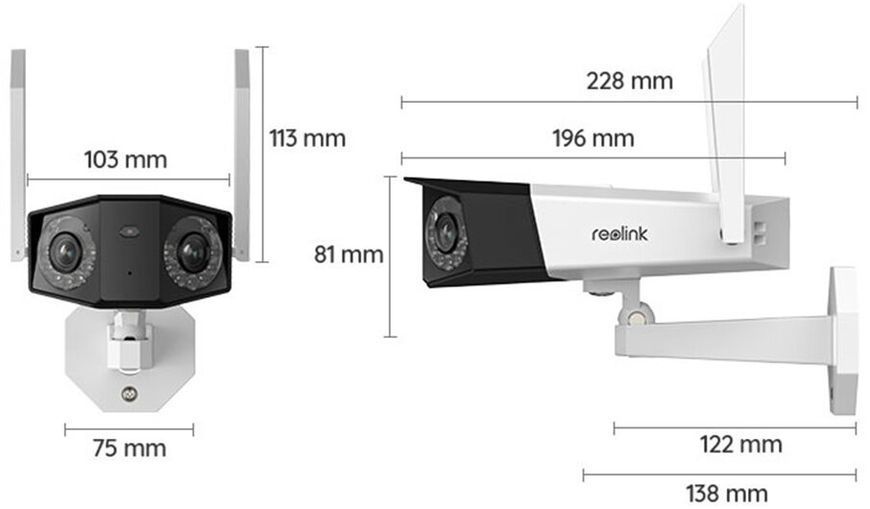 Камера REOLINK Duo Series W730 Зовнішня, Wi-Fi / LAN 2000881 фото