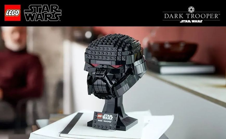Блочный конструктор LEGO Star Wars Шлем темного штурмовика (75343) 613389 фото