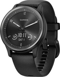 Смарт-годинник Garmin Vivomove Sport Black Case and S. Band w. Slate Accents (010-02566-00) 035129 фото
