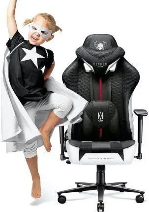 Компьютерное кресло для геймера Diablo X-Player 2.0 Kids Size White-Black 018980 фото