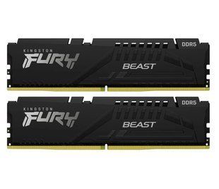 Пам'ять для настільних комп'ютерів Kingston FURY 32 GB (2x16GB) DDR5 5200 MHz BEast Black (KF552C40BBK2-32) 363919ua фото