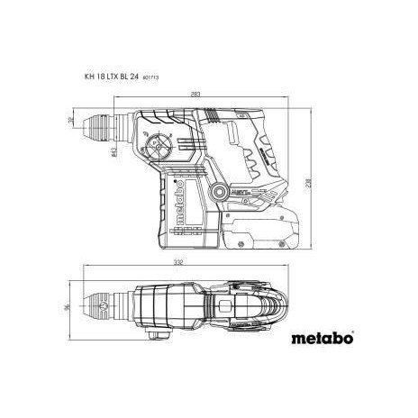 Перфоратор Metabo KH 18 LTX BL 24 (601713850) 034857 фото