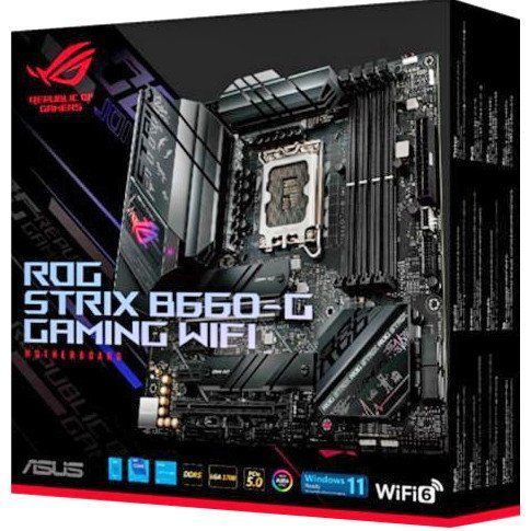 Материнська плата ASUS ROG STRIX B660-A GAMING WIFI (90MB18Y0-M0EAY0) 022827 фото
