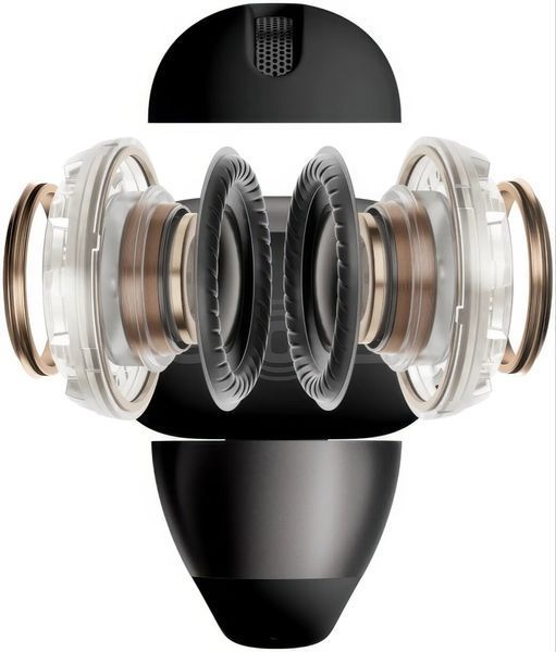 Повітряні навушники SHOKZ OpenDots 2 Clip чорний 2136406 фото