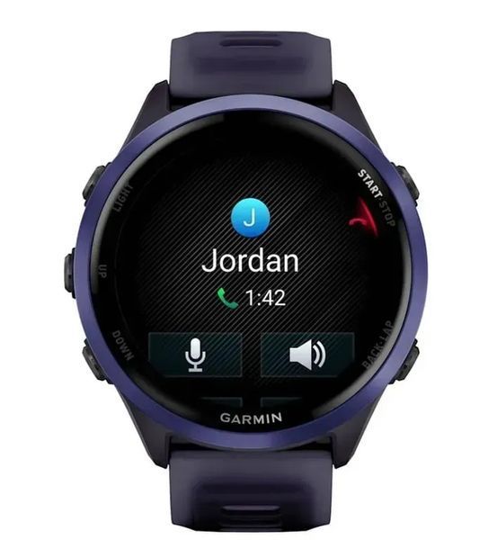 Смарт-годинник Garmin Forerunner 570 47mm Indigo Aluminium w. Translucent Imperial Purple/Indigo Band (010-02971-02) 613071 фото