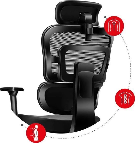 Компьютерное кресло для геймера Huzaro Combat 7.0 Black 018758 фото