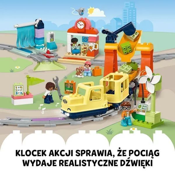 Блоковий конструктор LEGO Duplo Town Великий інтерактивний громадський потяг (10428) 613394 фото