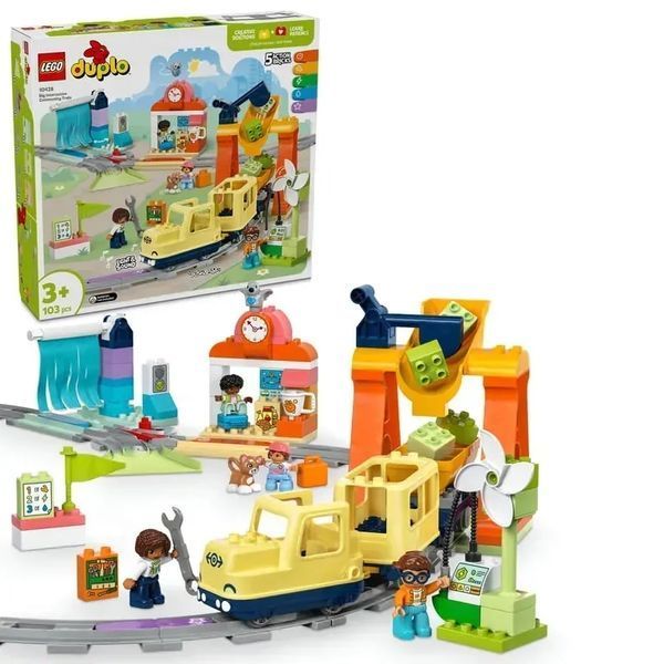 Блоковий конструктор LEGO Duplo Town Великий інтерактивний громадський потяг (10428) 613394 фото
