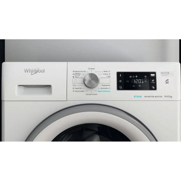 Прально-сушильна машина автоматична Whirlpool FFWDB 964369 SV EE 035518 фото