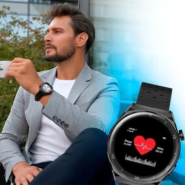 Смарт-годинник Garett V12 Black 614363 фото