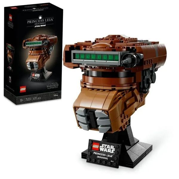 Блоковий конструктор LEGO Star Wars Шолом принцеси Леї (75351) 613325 фото