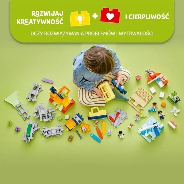 Блоковий конструктор LEGO Duplo Town Великий інтерактивний громадський потяг (10428) 613394 фото