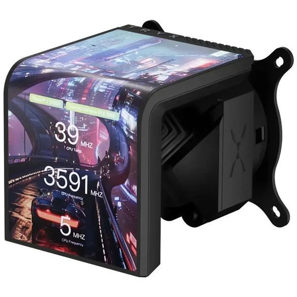 Водяное охлаждение Tryx Panorama SE ARGB 360 Black (L-P360L-AM3M-G0K) 585567 фото