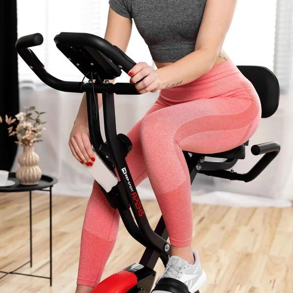 Велотренажер магнітний Hop-Sport HS-3030X Apeks X-Bike Black (5902308232518) 603585 фото