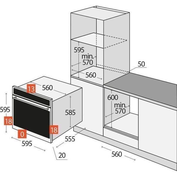 Духовка електрична Concept ETV5560 011793 фото