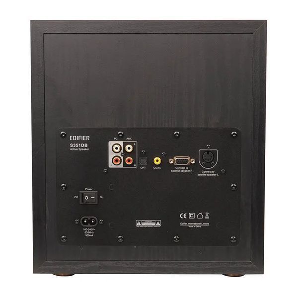Мультимедійна акустика Edifier S351DB Black 028488 фото