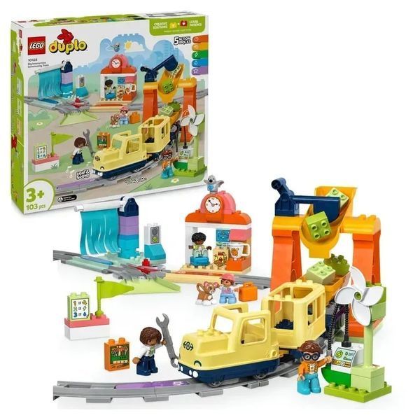 Блоковий конструктор LEGO Duplo Town Великий інтерактивний громадський потяг (10428) 613394 фото