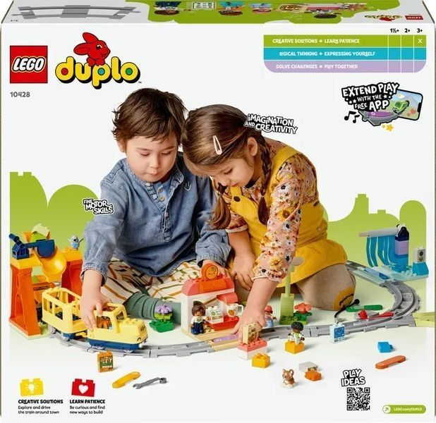 Блоковий конструктор LEGO Duplo Town Великий інтерактивний громадський потяг (10428) 613394 фото