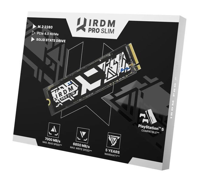 SSD накопичувач GoodRAM IRDM Pro Slim 1 TB (IRP-SSDPR-P44S-1K0-80) 000824 фото