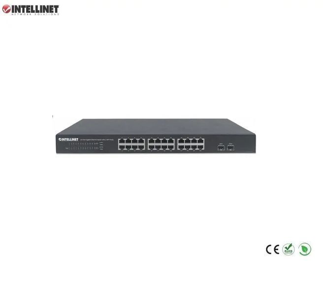 Комутатор некерований Intellinet IES-24G02 (561044) 018109 фото