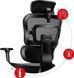 Компьютерное кресло для геймера Huzaro Combat 7.0 Black 018758 фото 8