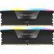 Пам'ять для настільних комп'ютерів Corsair 96 GB (2x48GB) DDR5 5600 MHz Vengeance RGB Black (CMH96GX5M2B5600C40) 027673 фото 1