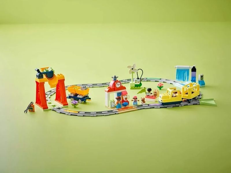 Блоковий конструктор LEGO Duplo Town Великий інтерактивний громадський потяг (10428) 613394 фото