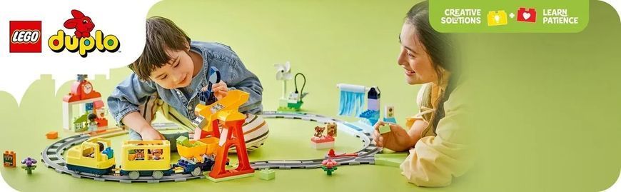 Блоковий конструктор LEGO Duplo Town Великий інтерактивний громадський потяг (10428) 613394 фото