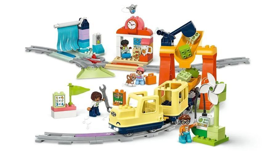 Блоковий конструктор LEGO Duplo Town Великий інтерактивний громадський потяг (10428) 613394 фото