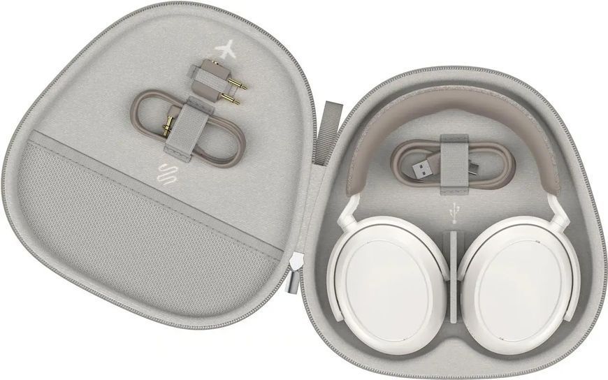 Навушники з мікрофоном Sennheiser MOMENTUM 4 Wireless White (509267) 028635 фото