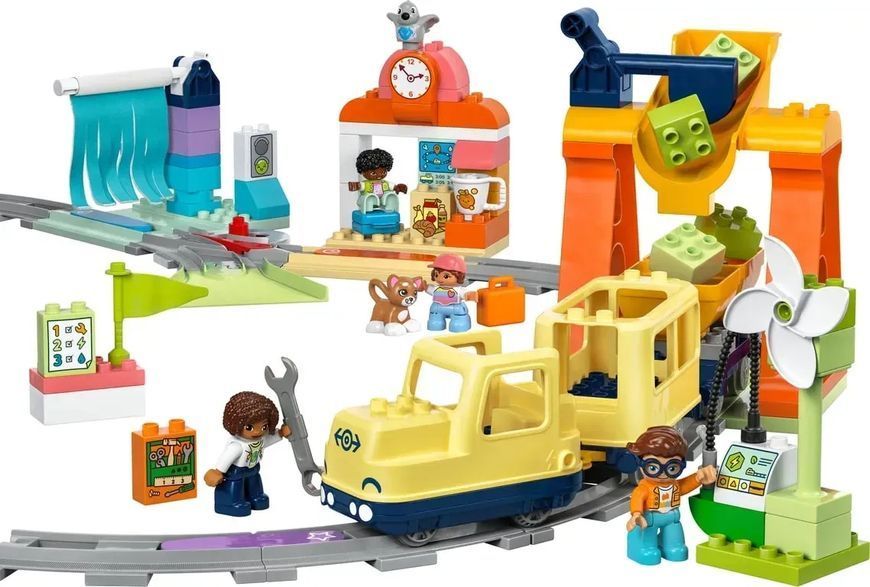 Блоковий конструктор LEGO Duplo Town Великий інтерактивний громадський потяг (10428) 613394 фото