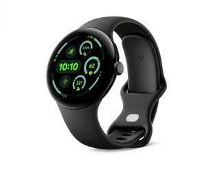 Смарт-часы Google Pixel Watch 3 45 mm Wi-Fi Matte Black Aluminum Case/Obsidian Active Band 612693 фото