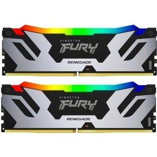 Пам'ять для настільних комп'ютерів Kingston FURY 96 GB (2x48GB) DDR5 6400 MHz Renegade RGB (KF564C32RSAK2-96) 033867 фото