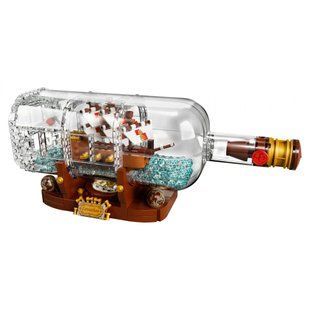 Блоковий конструктор LEGO Ideas Корабль в бутылке (92177) 009590 фото